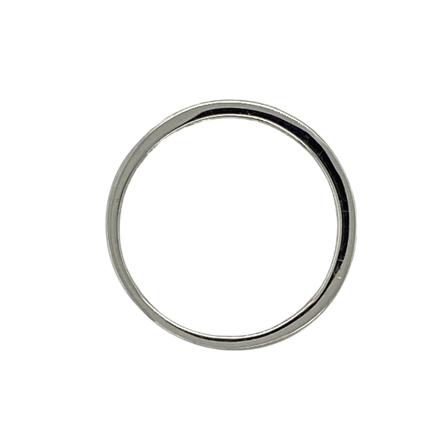 9ct White Gold & Diamond Set Band Ring