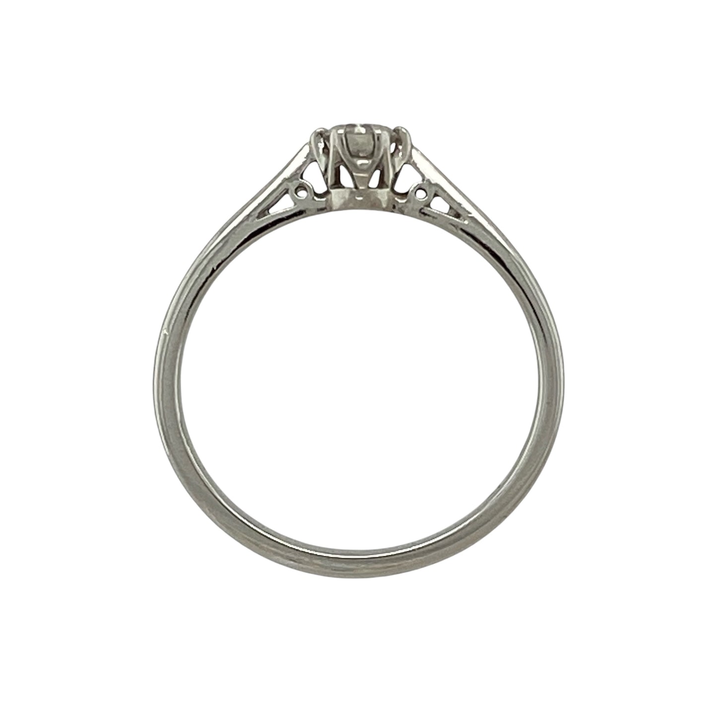 Platinum & Diamond Set Solitaire Ring