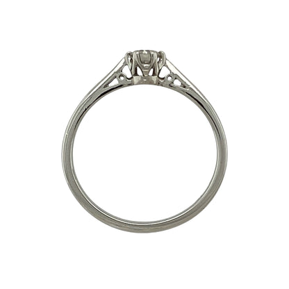 Platinum & Diamond Set Solitaire Ring