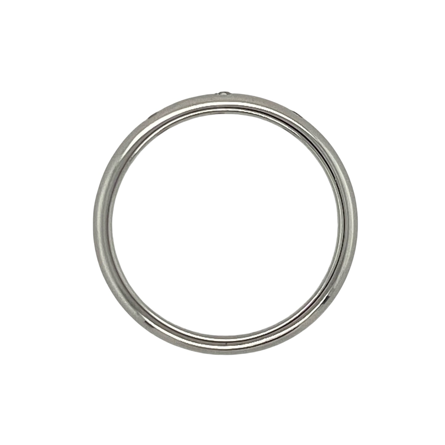 9ct White Gold & Diamond Band Ring