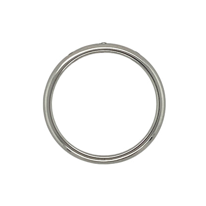 9ct White Gold & Diamond Band Ring