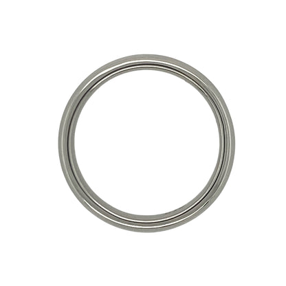 9ct White Gold 5mm Wedding Band Ring
