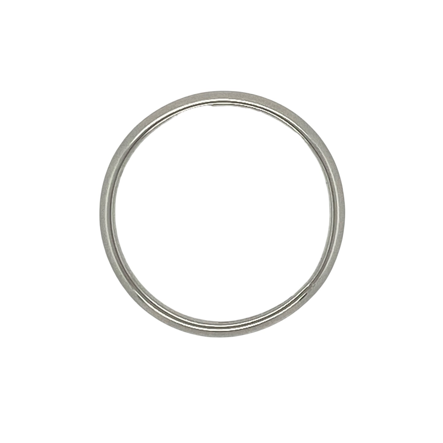 9ct White Gold 4mm Wedding Band Ring