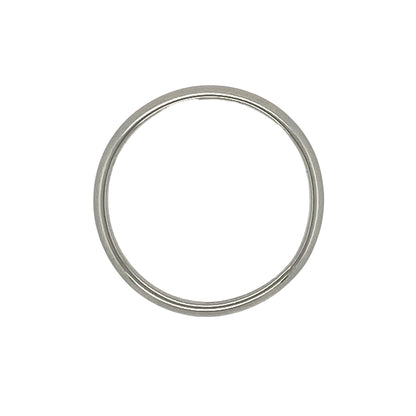 9ct White Gold 4mm Wedding Band Ring