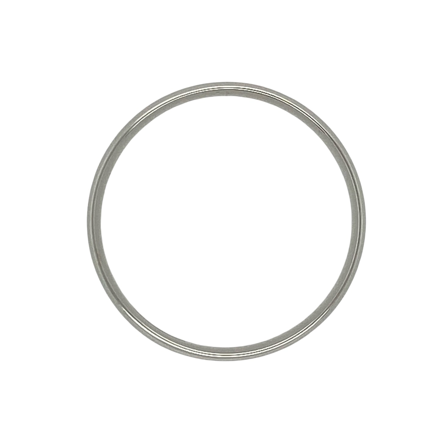 9ct White Gold 6mm Wedding Band Ring