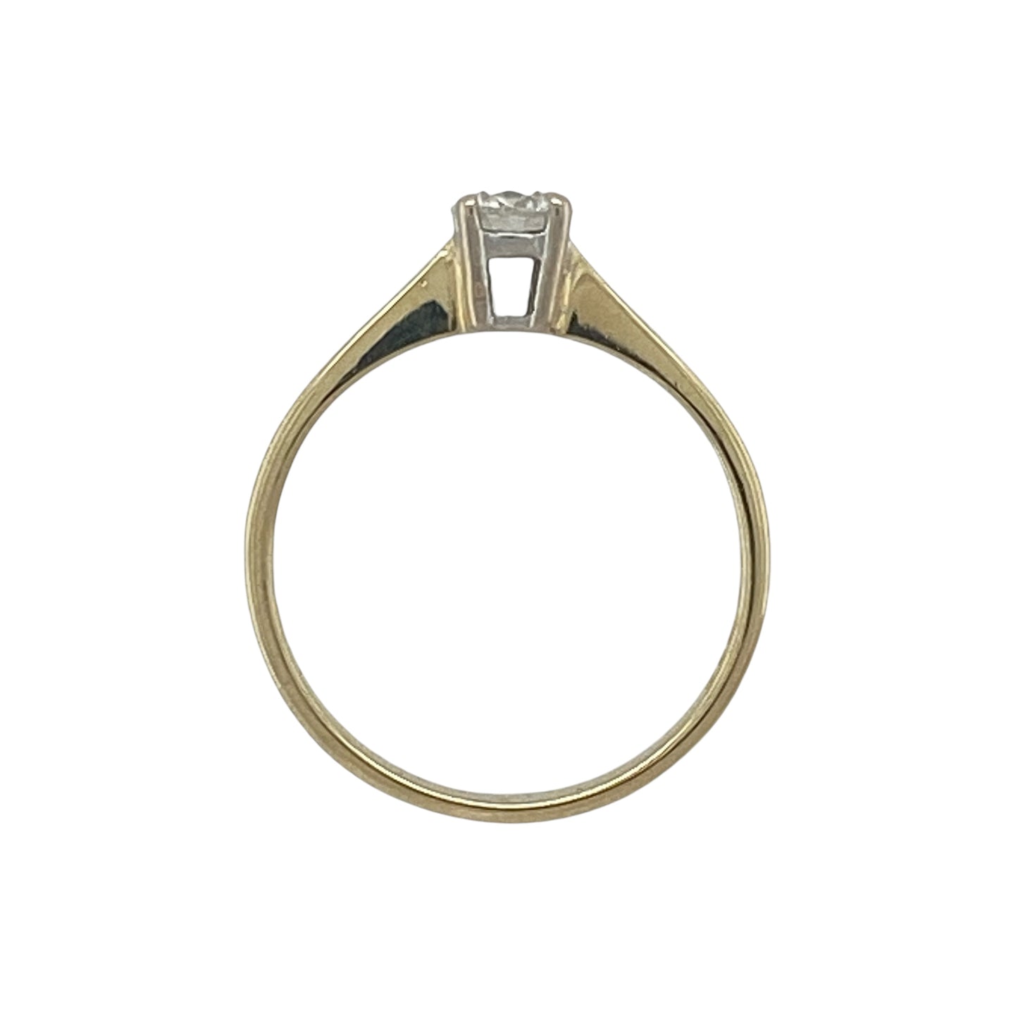 18ct Gold & Diamond Solitaire Ring