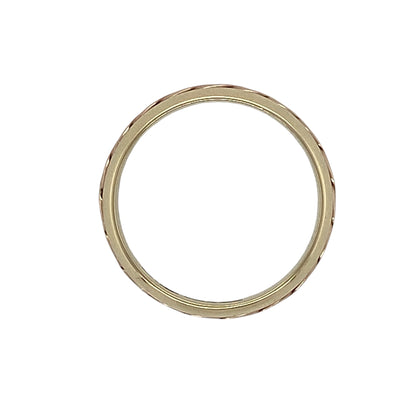 9ct Gold Cymru Metal Celtic Plaited Band Ring