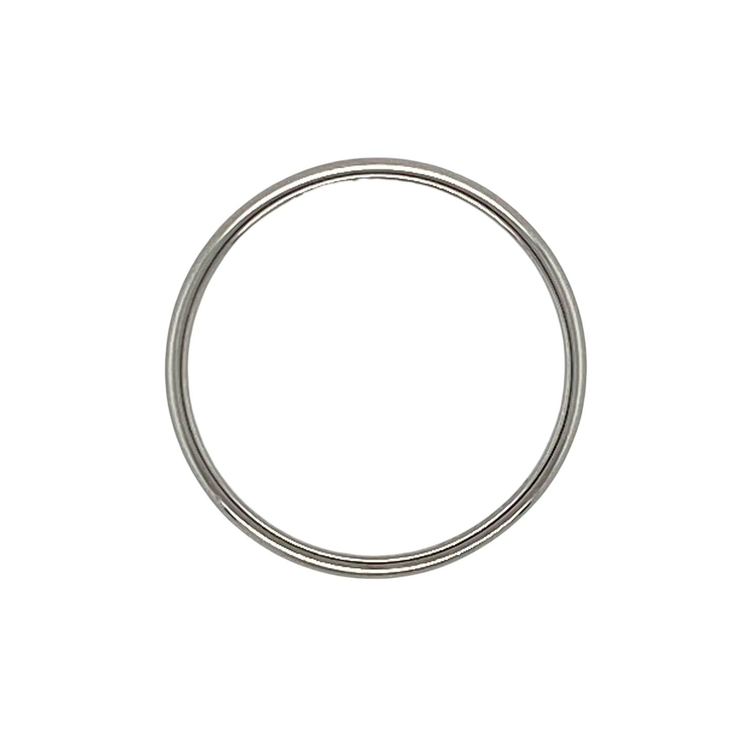 18ct White Gold 2mm Wedding Band Ring