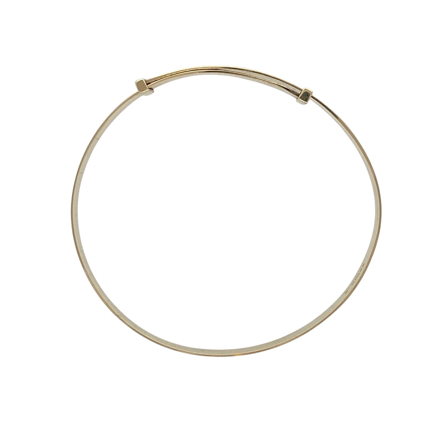 9ct Gold Patterned Expanding Children's Bangle