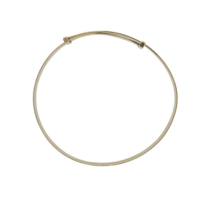 9ct Gold Patterned Expanding Children's Bangle