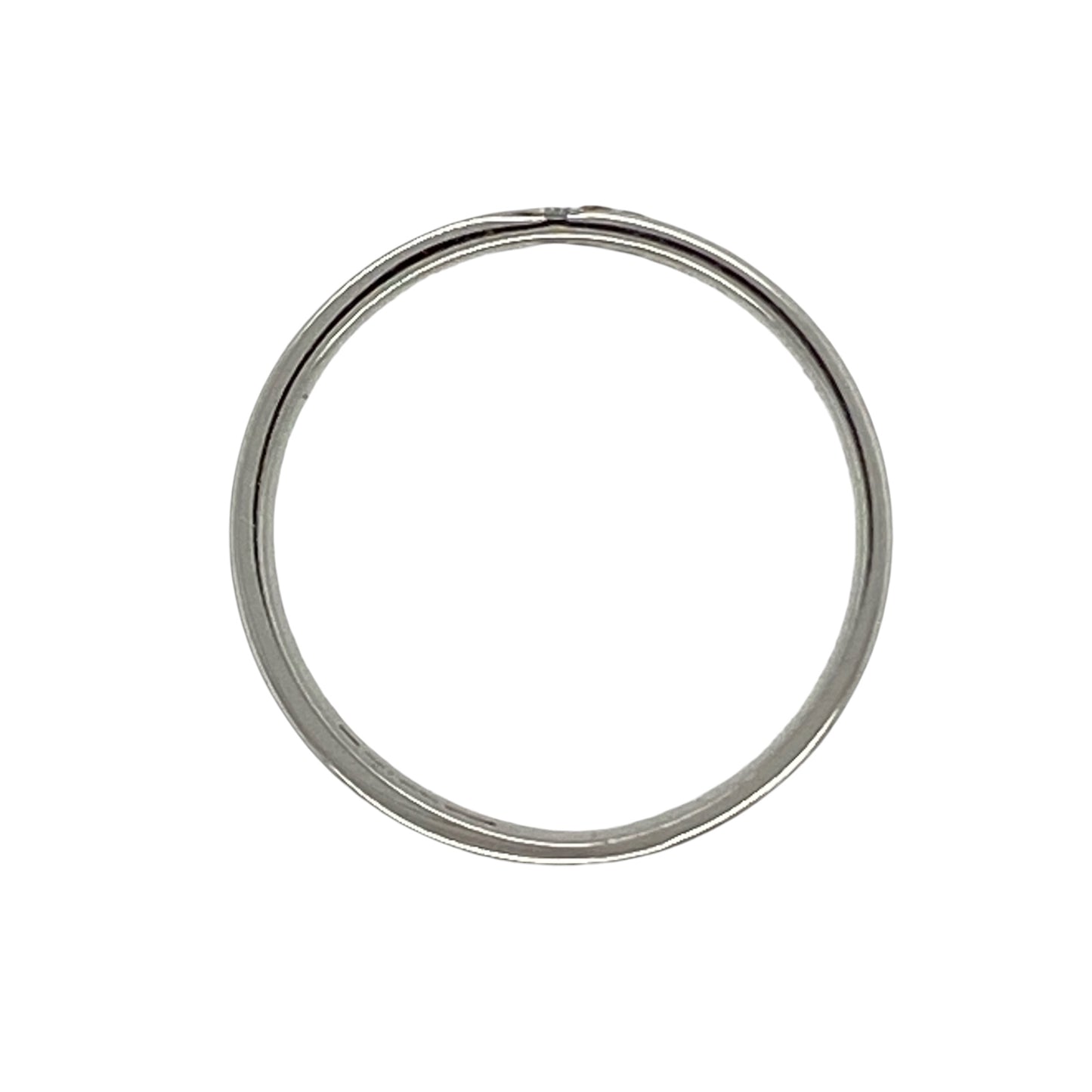 18ct White Gold & Diamond Band Ring