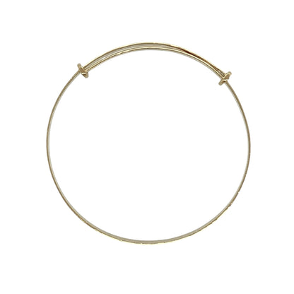 9ct Gold Patterned Expanding Bangle Bangle