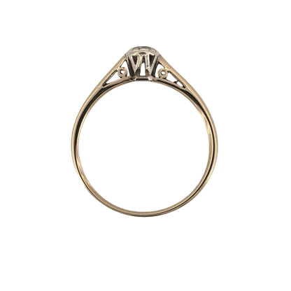 9ct Gold & Diamond Solitaire Ring