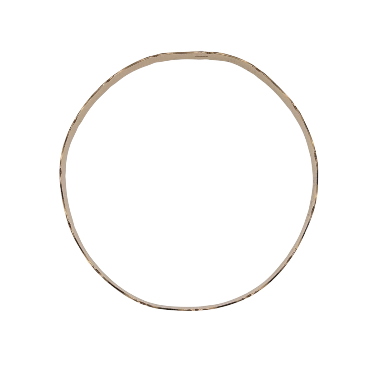 9ct Solid Gold Patterned Scalloped Edge Bangle