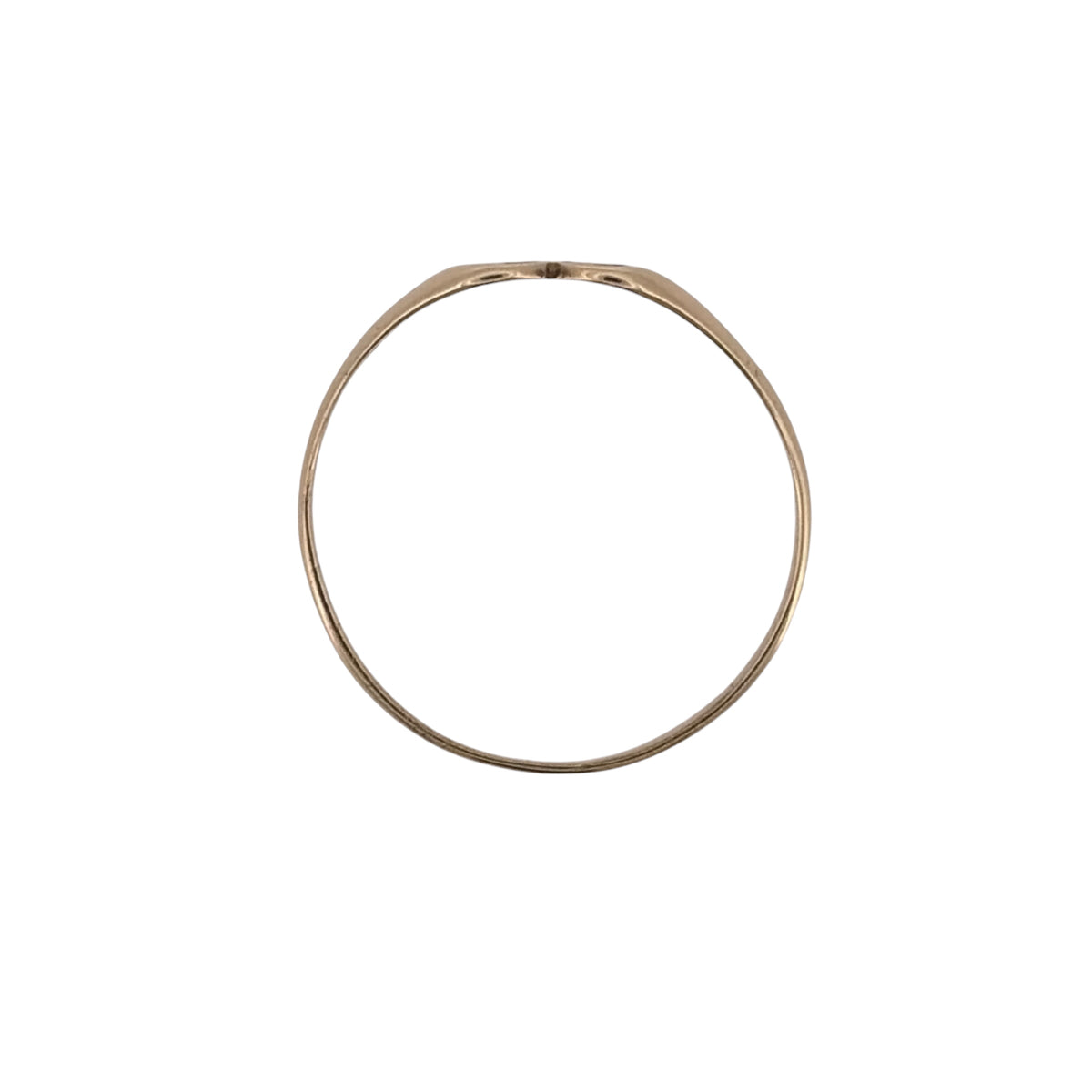 9ct Gold Patterned Heart Signet Ring