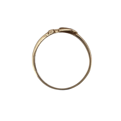 9ct Gold Buckle Ring
