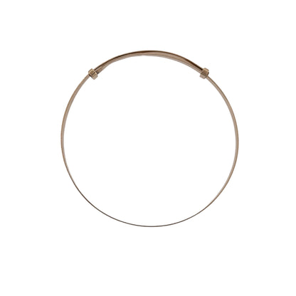9ct Gold Patterned Expanding Baby Bangle