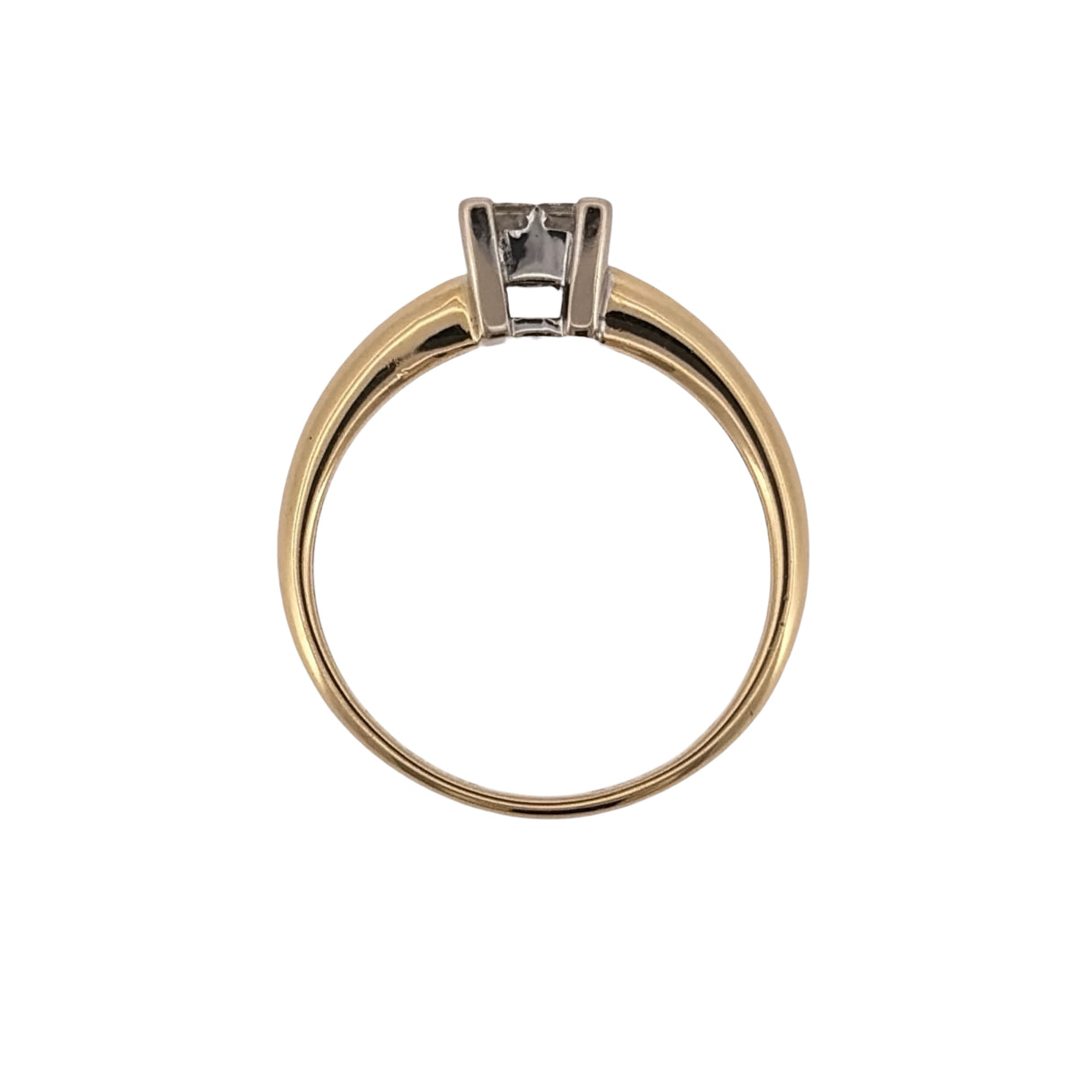 18ct Gold & Diamond Solitaire Ring