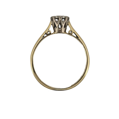 18ct Gold & Diamond Solitaire Ring