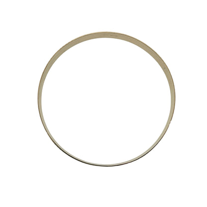 9ct Solid Gold Patterned Bangle