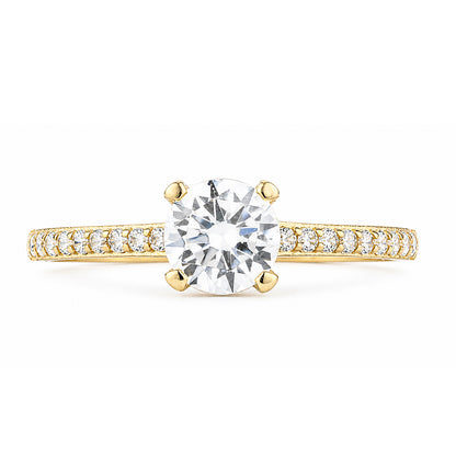 9ct Gold & Cubic Zirconia Solitaire Ring