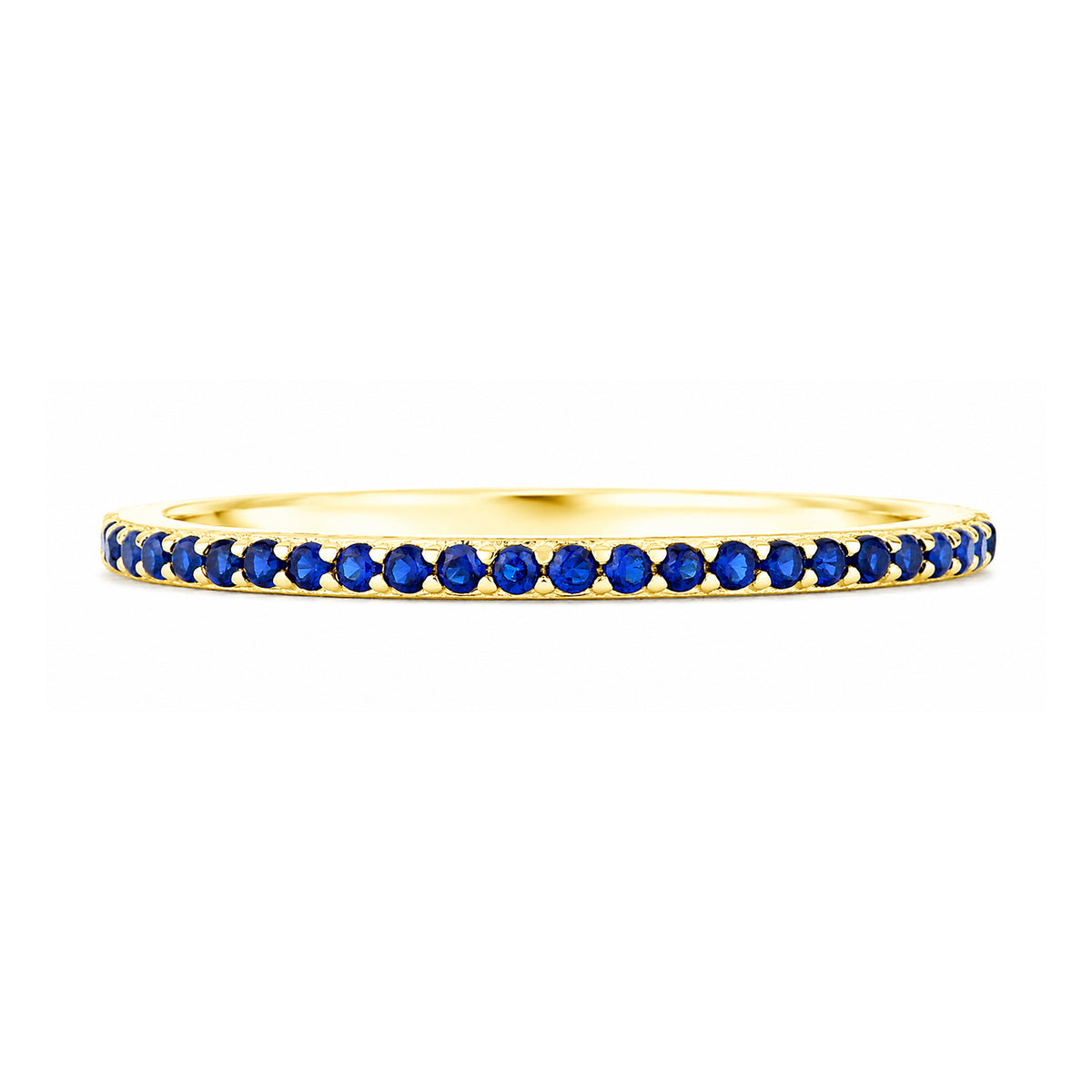 9ct Gold & Sapphire Band Ring
