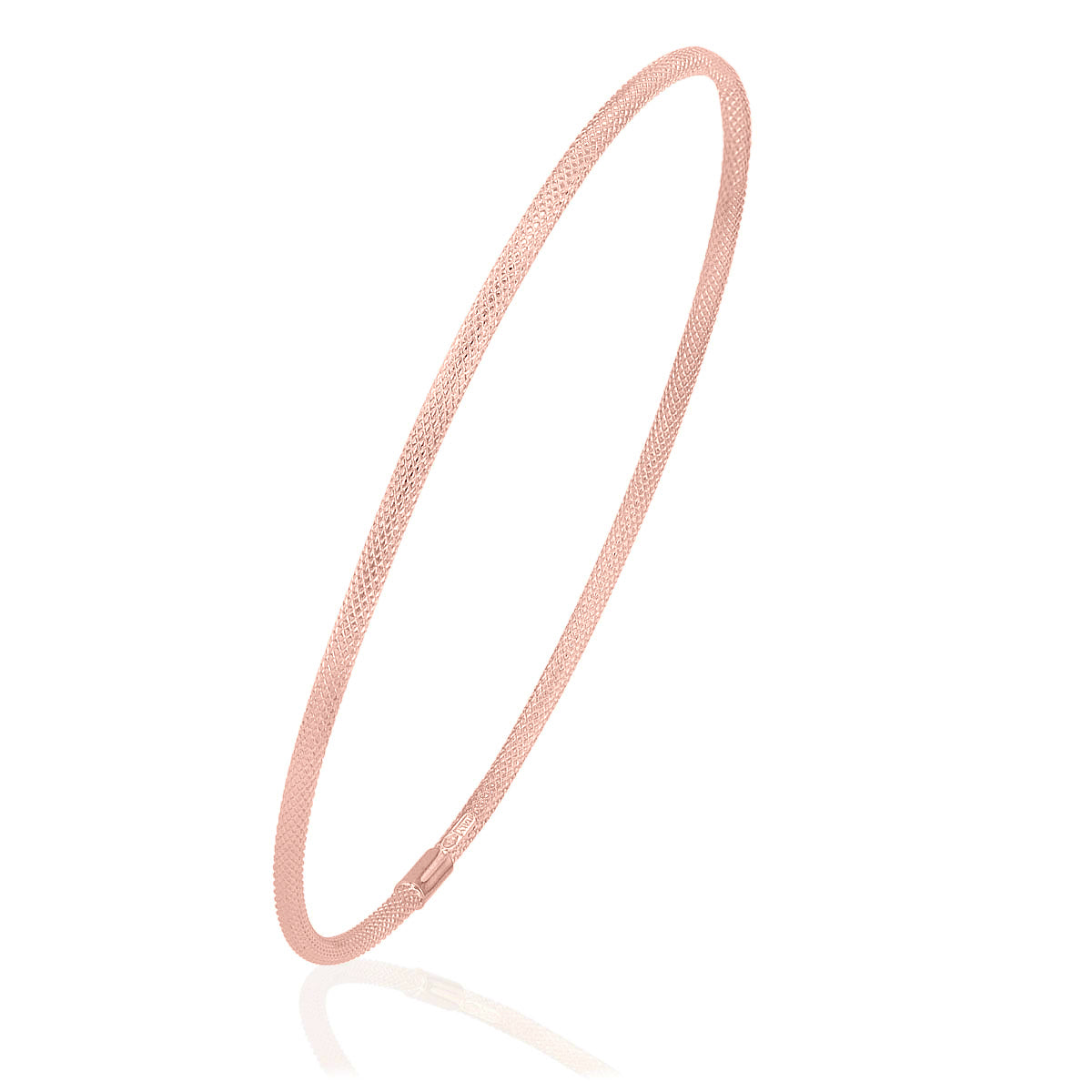 9ct Gold Textured Bangle