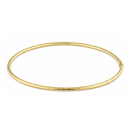 9ct Gold Textured Bangle
