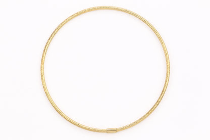 9ct Gold Textured Bangle