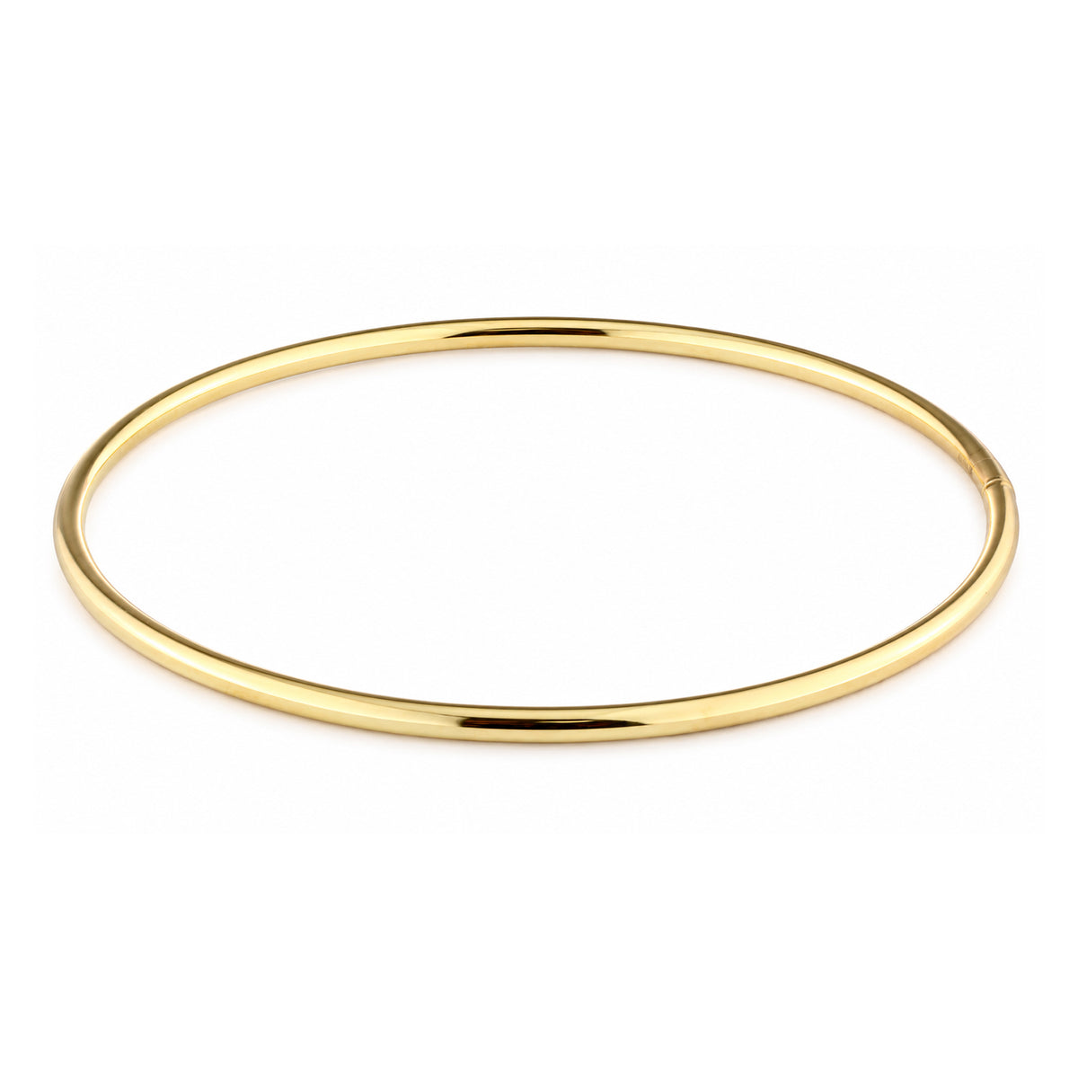 9ct Gold Plain Bangle