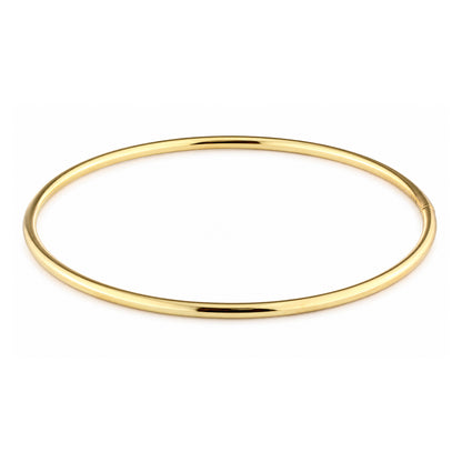 9ct Gold Plain Bangle