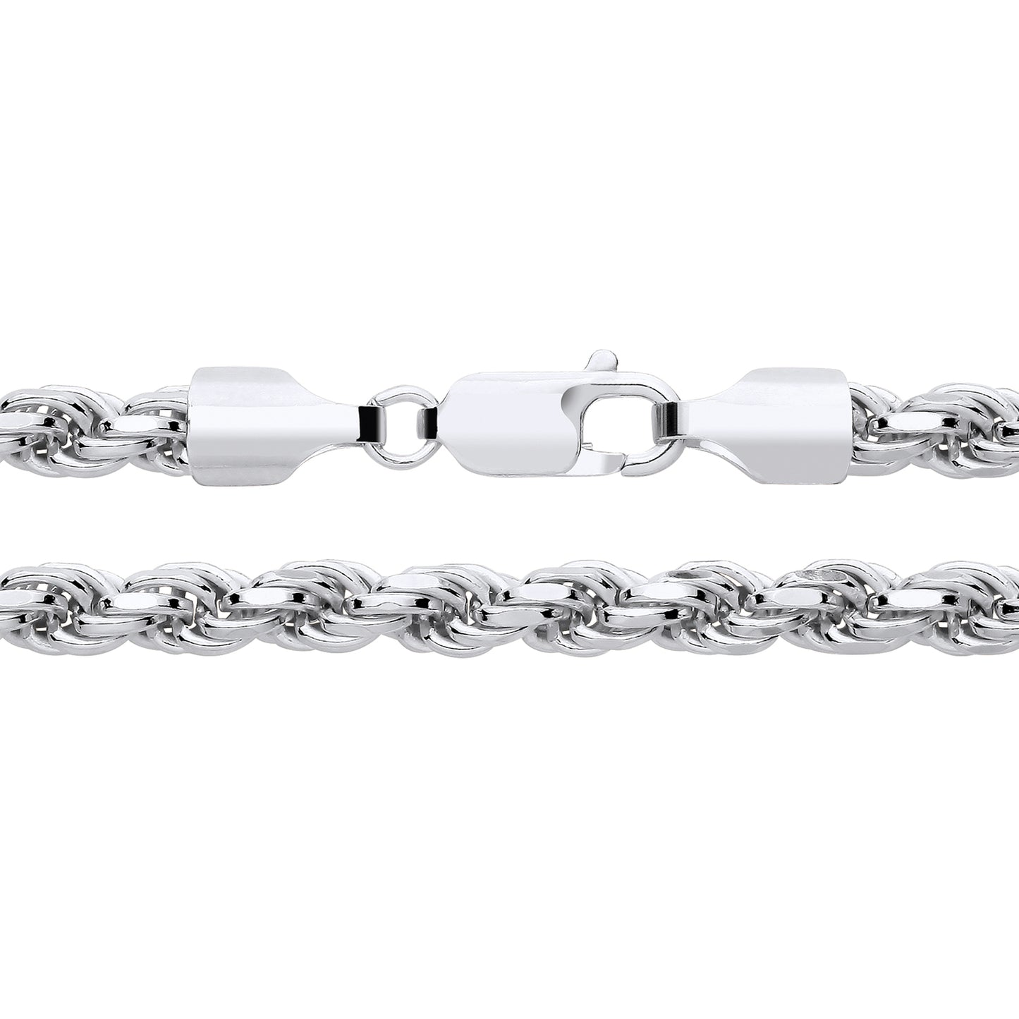 925 Silver 26" Solid Rope Chain