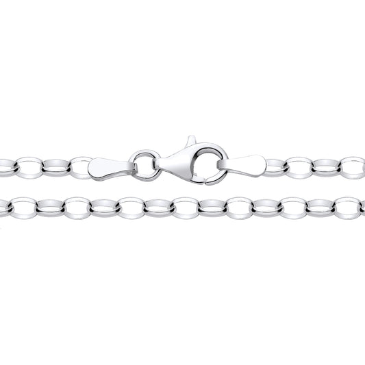 New 925 Silver 7" Belcher Bracelet with the weight 1.90 grams and link width 3mm