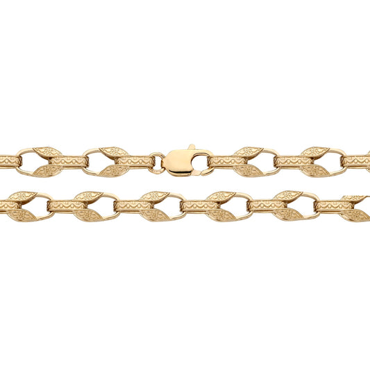 925 Silver Gold Plated 24" Tulip Chain