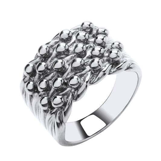 925 Silver Keeper Ring