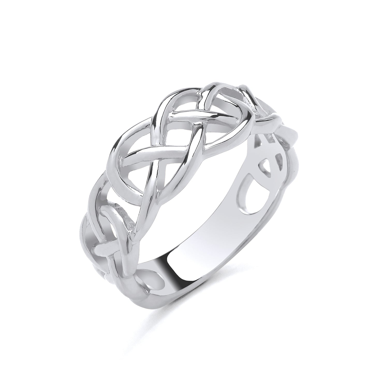 925 Silver Celtic Knot Band Ring
