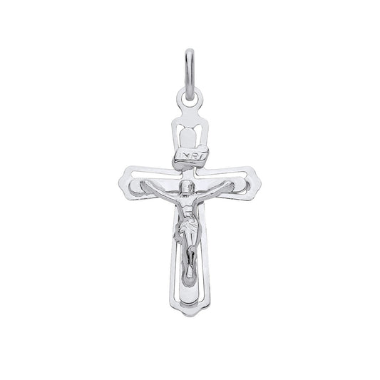 New 925 Silver Crucifix Pendant with the weight 1.30 grams. Total Length 34mm
Max Width 17.9mm