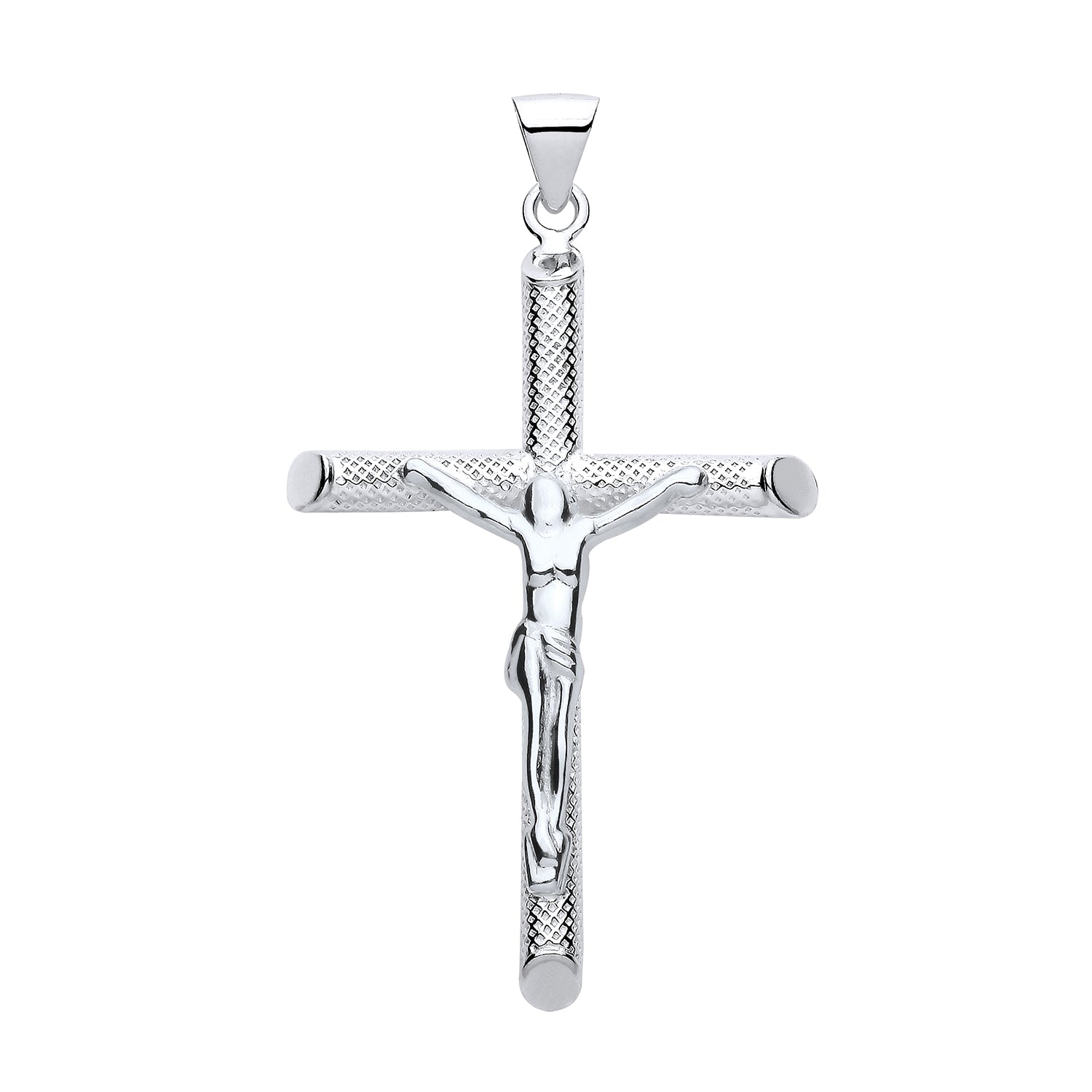 New 925 Silver Crucifix Pendant with the weight 2.30 grams.&nbsp;Total Length 47mm&nbsp;Max Width 26.6mm