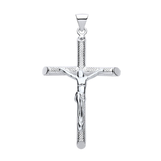 New 925 Silver Crucifix Pendant with the weight 2.30 grams.&nbsp;Total Length 47mm&nbsp;Max Width 26.6mm