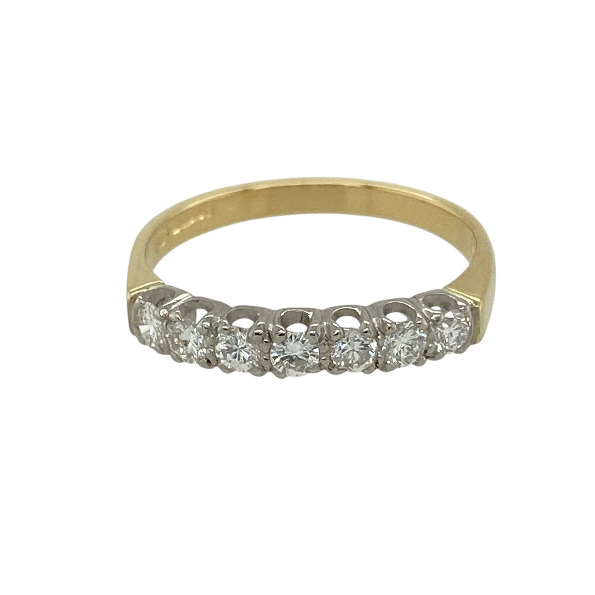 18ct Gold & Diamond Set Band Ring