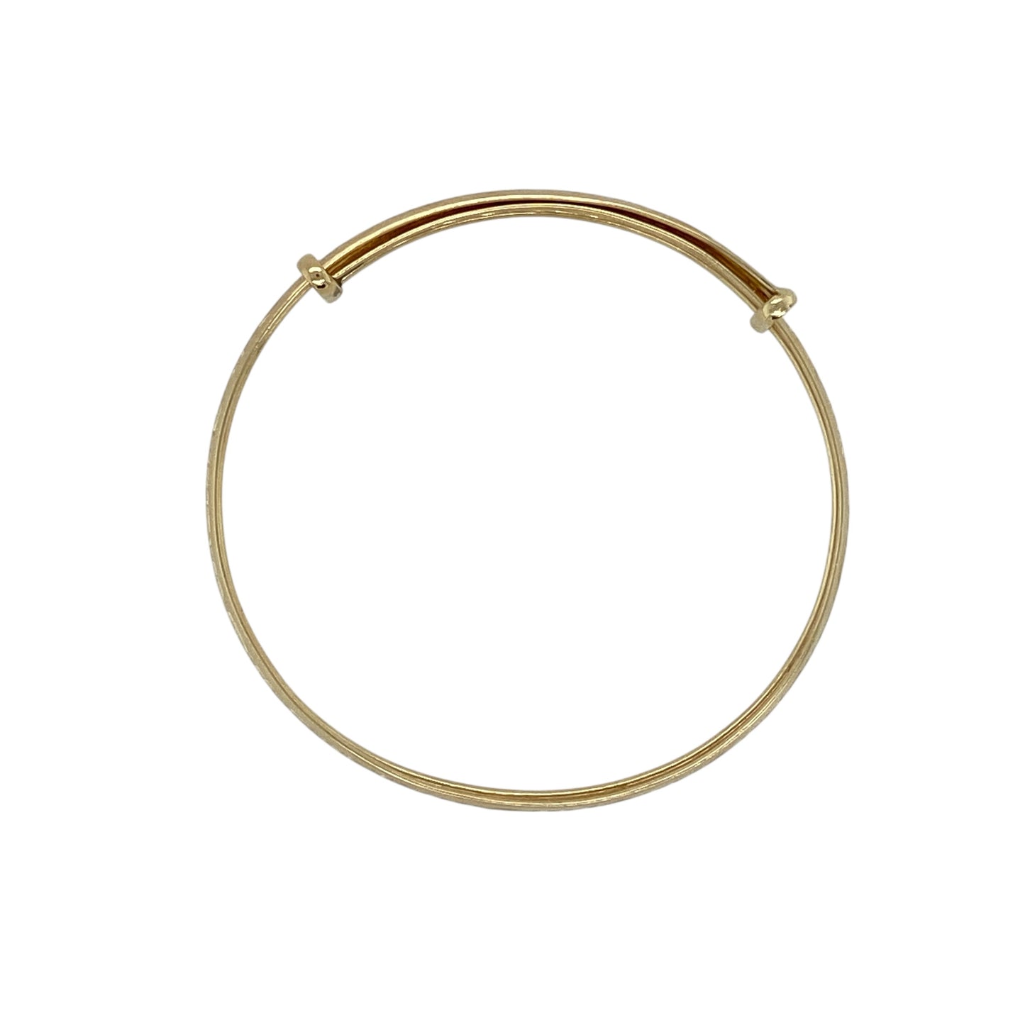 9ct Gold Celtic Patterned Expanding Baby Bangle