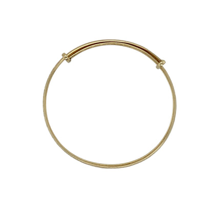 9ct Gold Celtic Patterned Expanding Baby Bangle