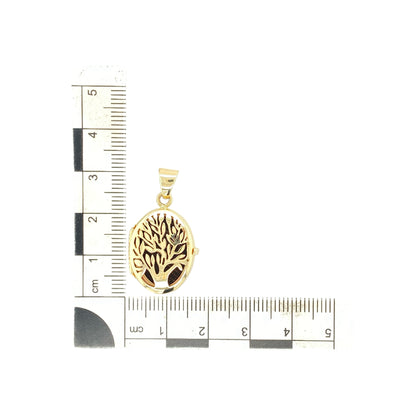 9ct Gold Family Tree Oval Locket