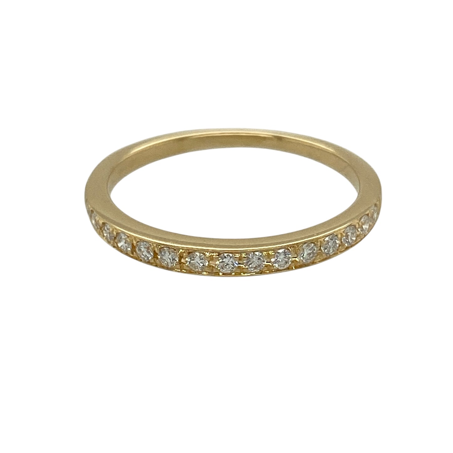 18ct Gold & Diamond Set Band Ring