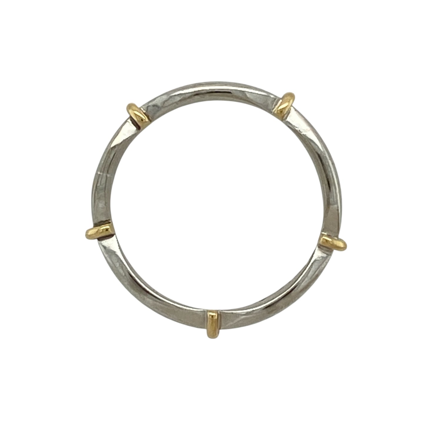 18ct White Gold Band Ring