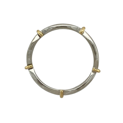 18ct White Gold Band Ring