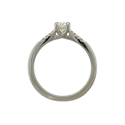 Platinum & Diamond Set Solitaire Ring