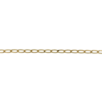 9ct Gold 20" Open Curb Chain