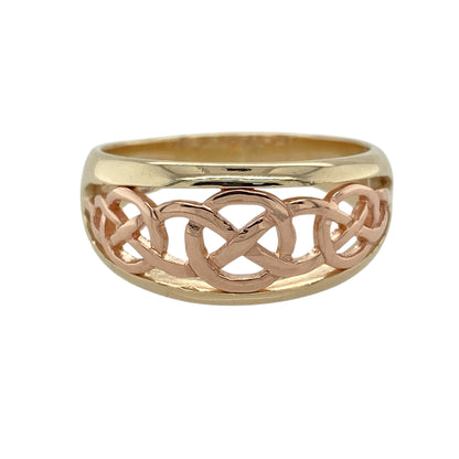 9ct Gold Clogau Open Celtic Knot Band Ring