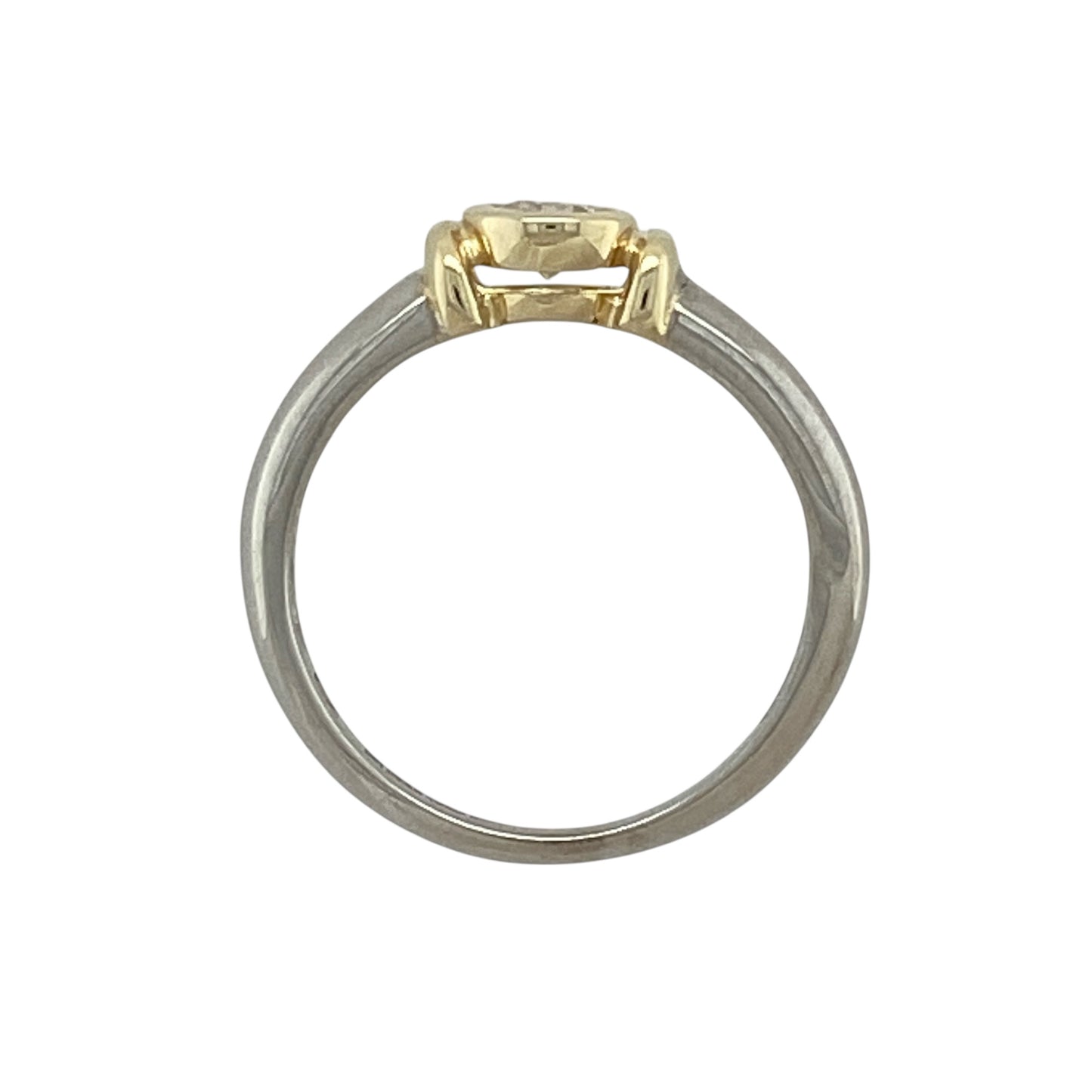 9ct White Gold & Diamond Set Solitaire Ring